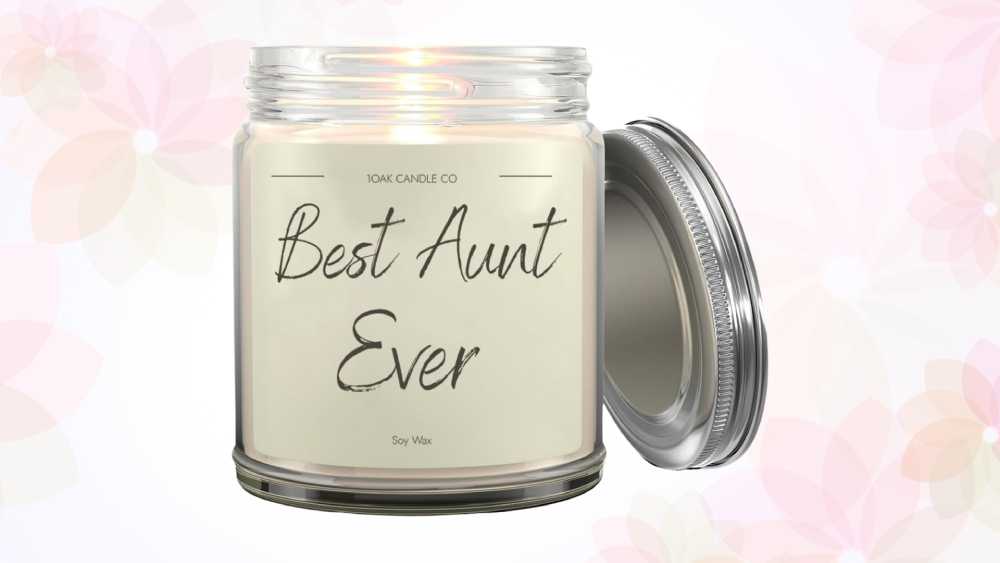 Fun soy wax eucalyptus and lavender scented candle