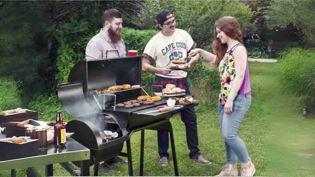Charcoal Grill Offset Smoker BBQ