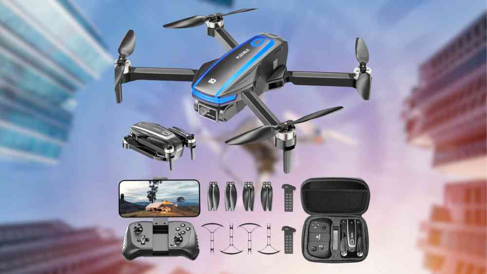 Drone Quadcopter Remote 6K Camera Control RC Quadcopter