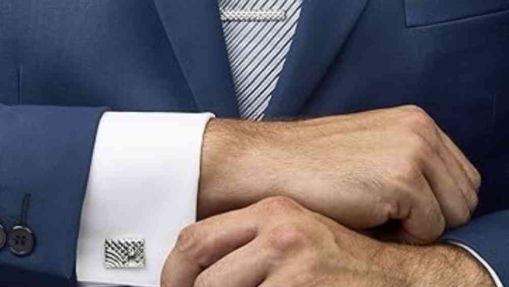 Gift Tie Set Silky Necktie With Cufflinks