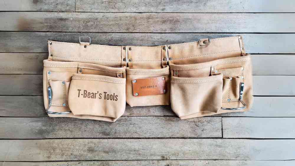 Personalized Tool Belt Leather Customizable