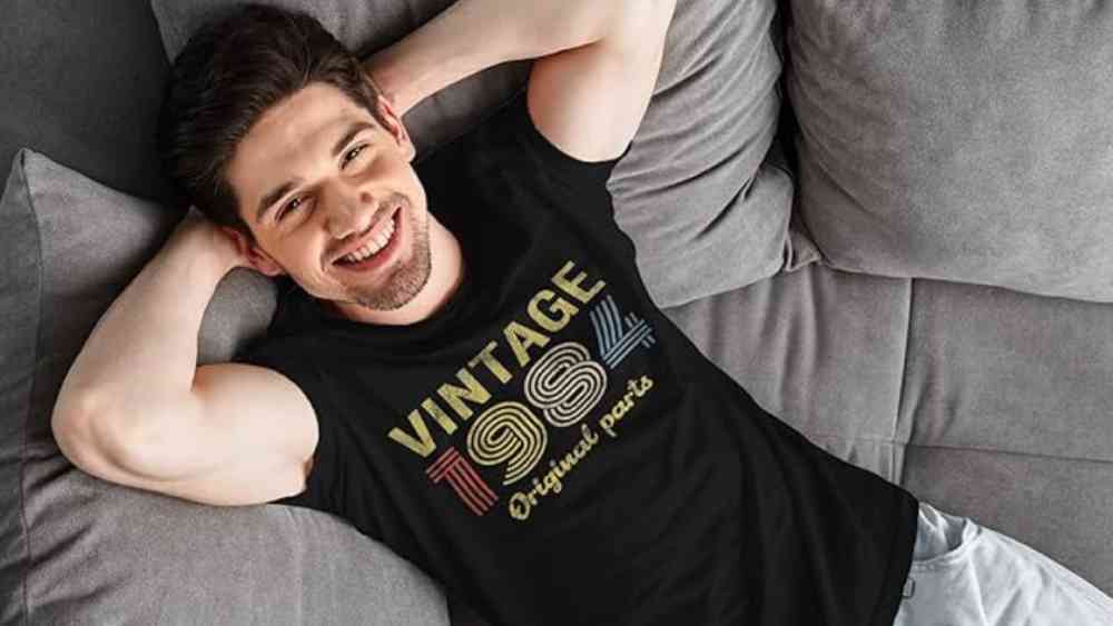 40th Birthday T-shirt Tee Shirt Vintage Retro