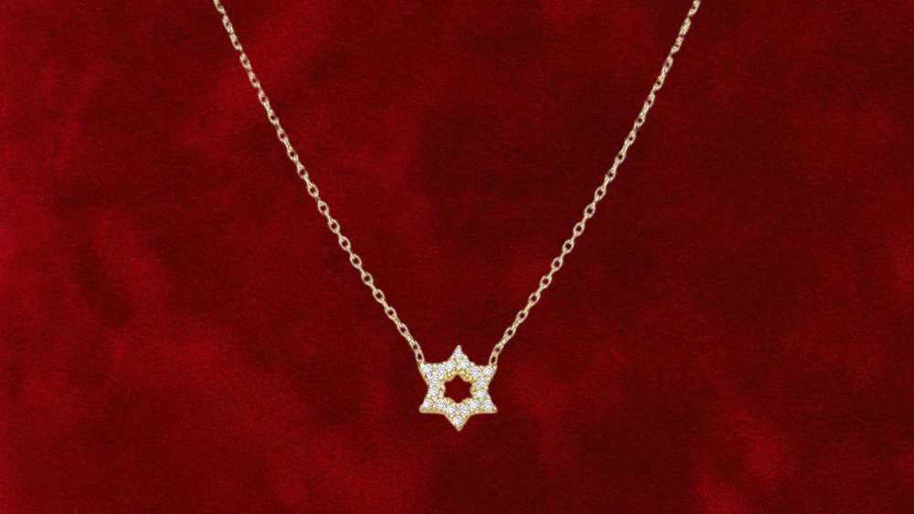 Jewish Star of David Necklace Pendant
