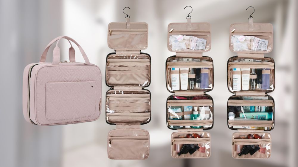 Travel Makeup Bag Toiletry Cosmetic Organizer