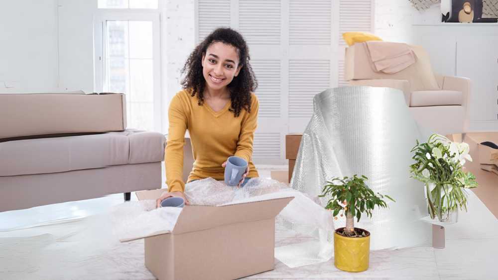 Bubble wrap for a safety transport of things