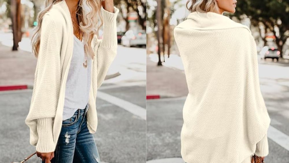 Cardigan Sweater Wrap Womens Kimono