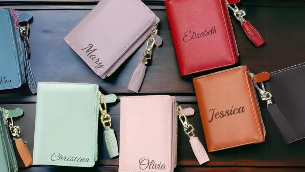 Personalized Wallet Vegan Mini Wallets For Women