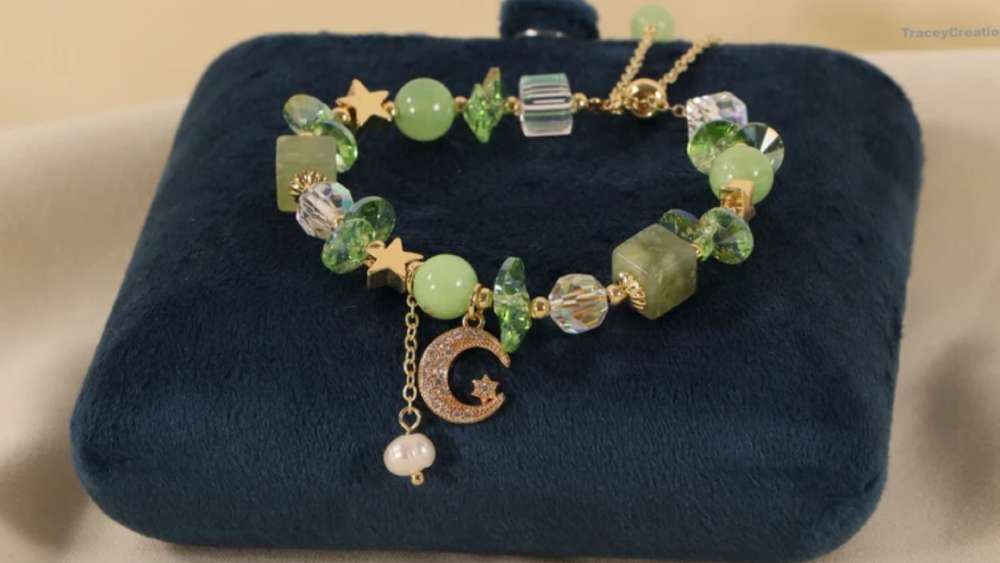 Beaded green Beaded Bracelet