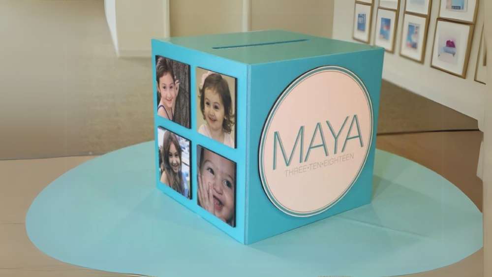 Personalized Gift Card Box Bat Mitzvah Gif