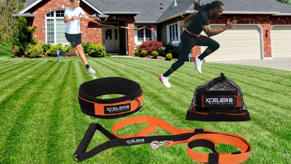 Agility training kit including cones, ladder, and parachute