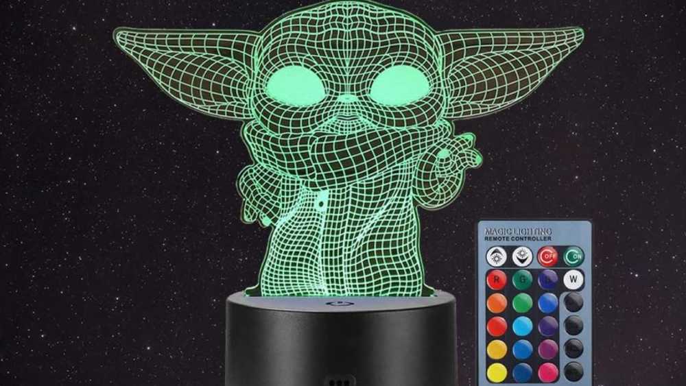 Star Wars night light with pattern and color options