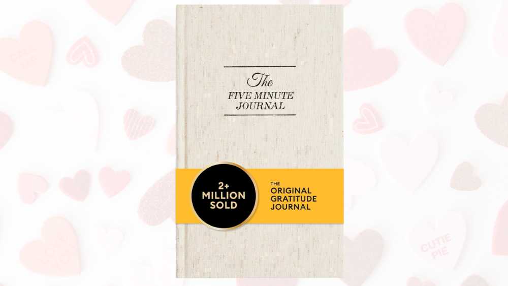 Five minute journal for gratitude mindfullness and reflection