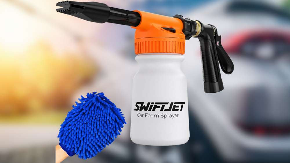 Foamer car wash kit with adjustable mix head