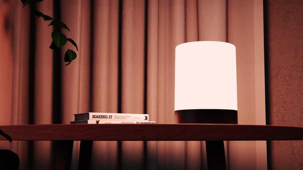 Bedside LED lamp with bluetooth speaker and touch control