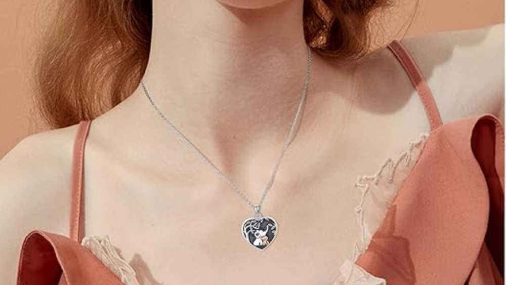 Customizable Sterling silver elephant heart locket necklace