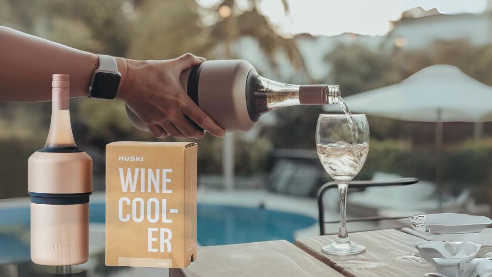 Huski Wine Cooler Gift for Wine Lovers Champagne