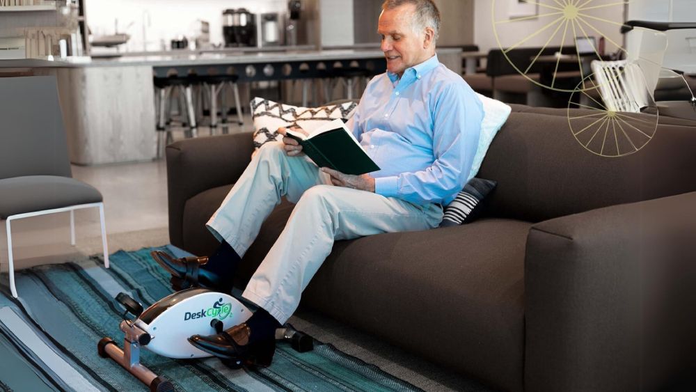 DeskCycle Mini Stationary Bike Under Desk