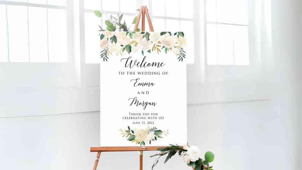 Unique framed art personalized with couple name