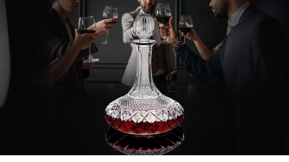 Crystal wine decanter carafe bottle with luxury box