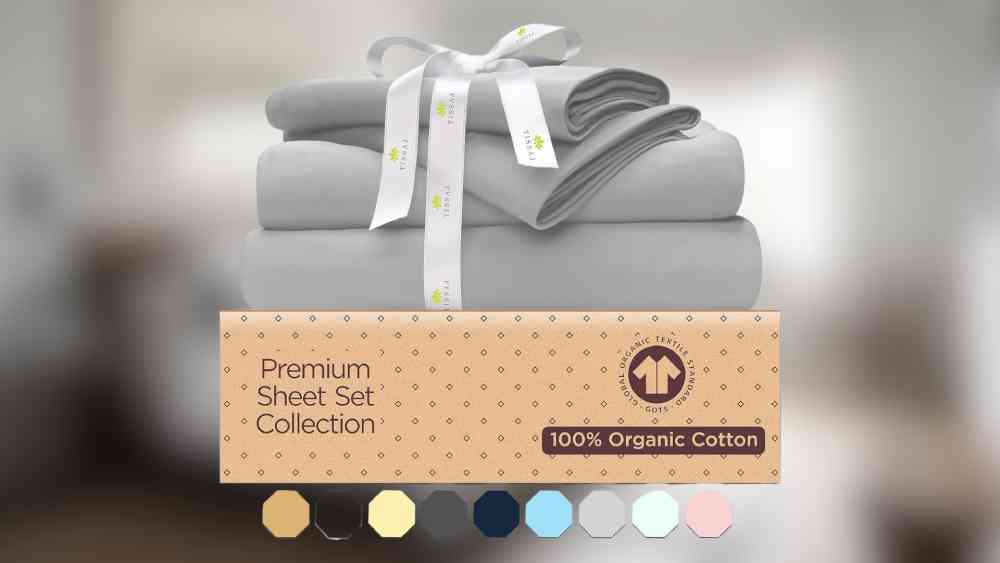 Organic Cotton Bed Sheet Set Eco Friendly Bedding