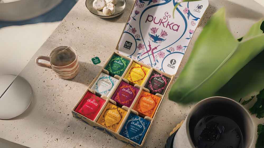 herbal tea gift bag box sampler