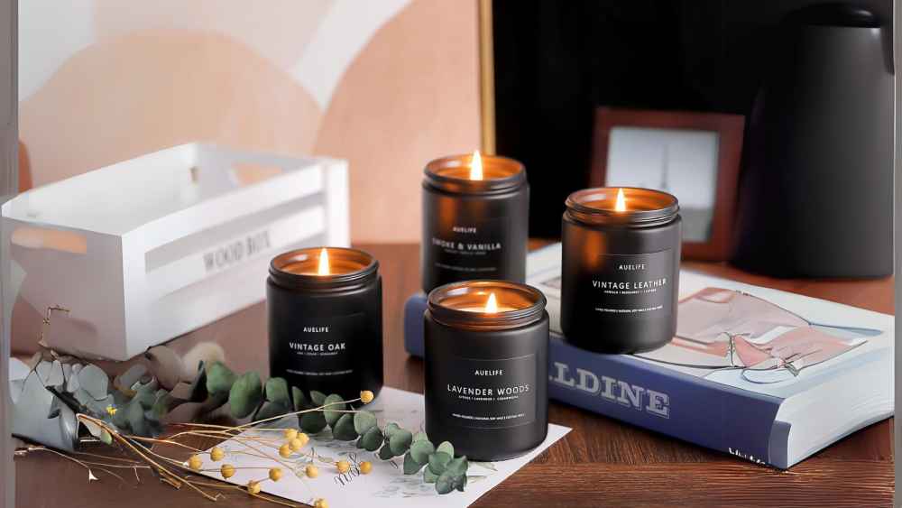 scented candle stress soothe relax