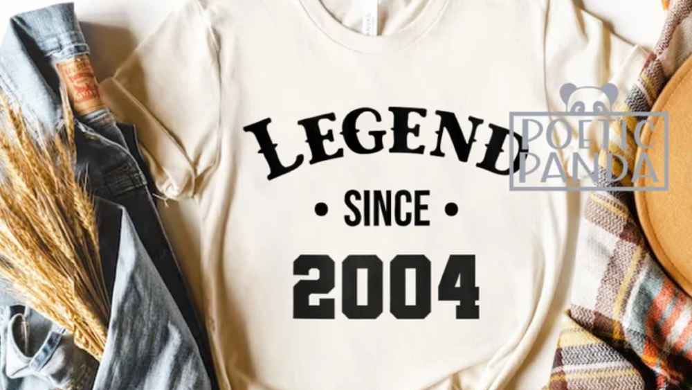 Personalized Twentieth birthday legend since 2002 shirt