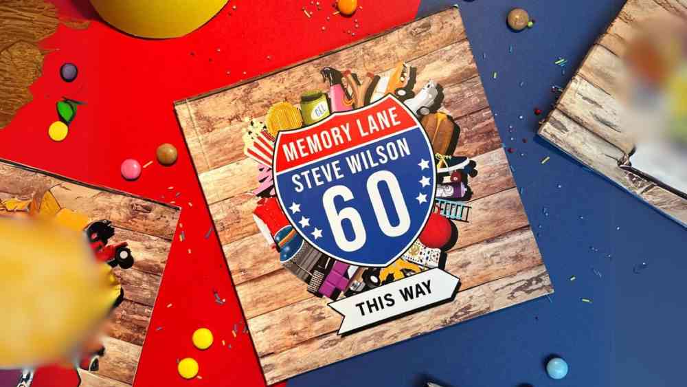 Personalized Memory Lane Book 60th Birthday Gift