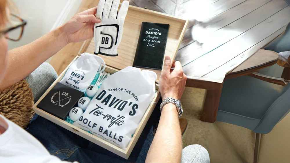 Personalized Golf Gift Set 80th Birthday Gift For Dad