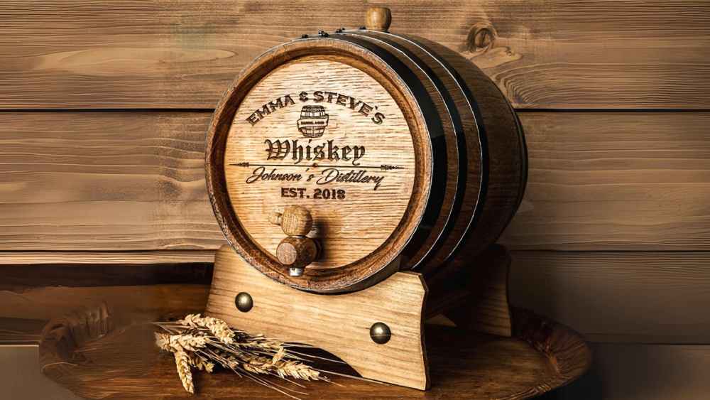 Personalized American Oak Aging Barrel For Whiskey Beer Wine