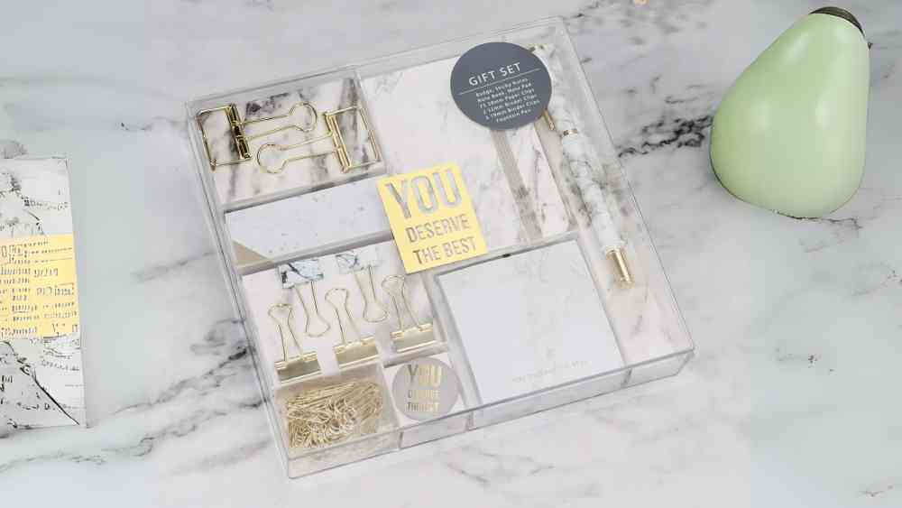 Multibey Marble Stationery Set Includes Fountain Pen