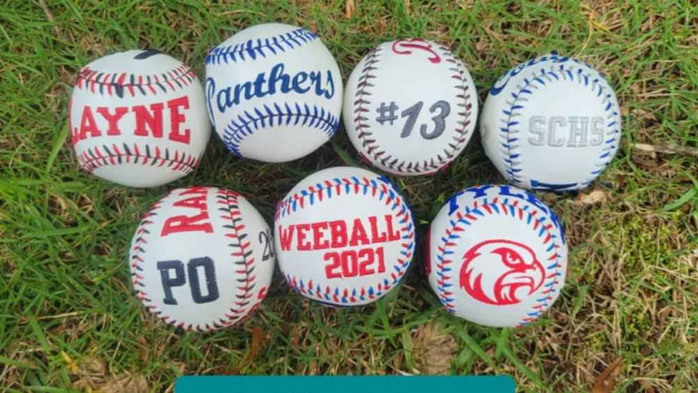 Handmade baseball Birthday gift from father to son