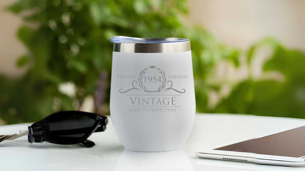 Seventieth birthday funny twenty ounce tumbler for her
