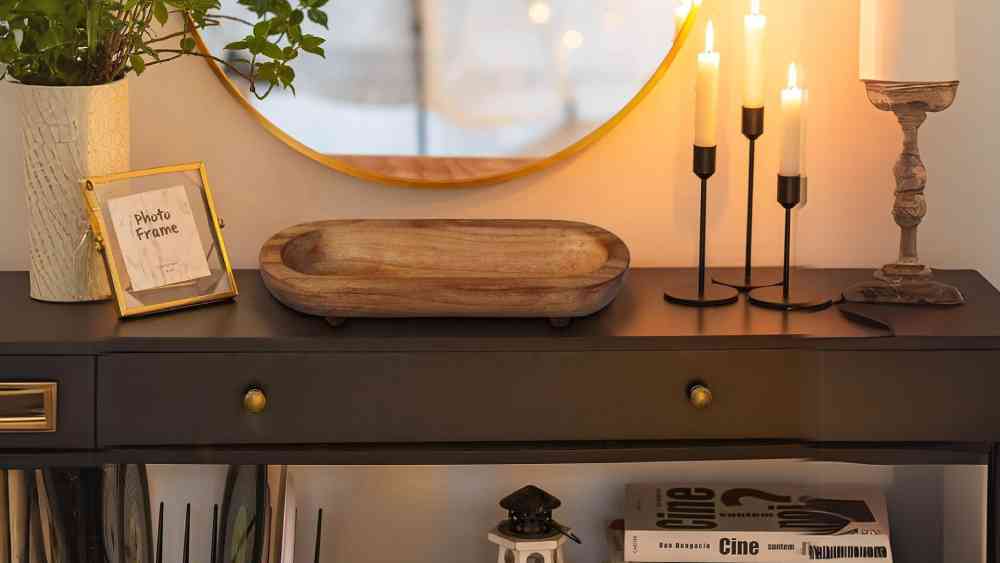Handcrafted Dough Bowl for decoration