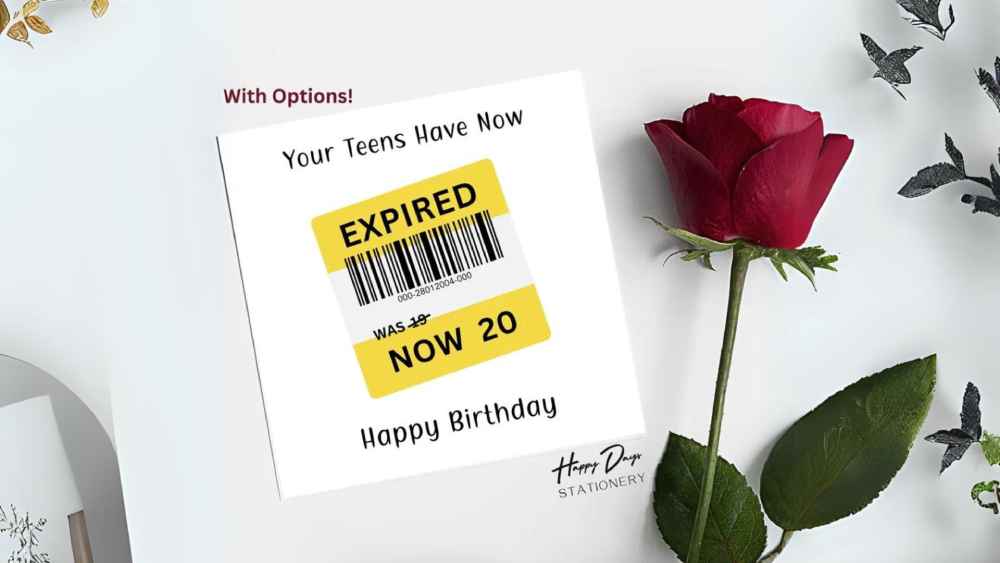 Funny Birthday card for son