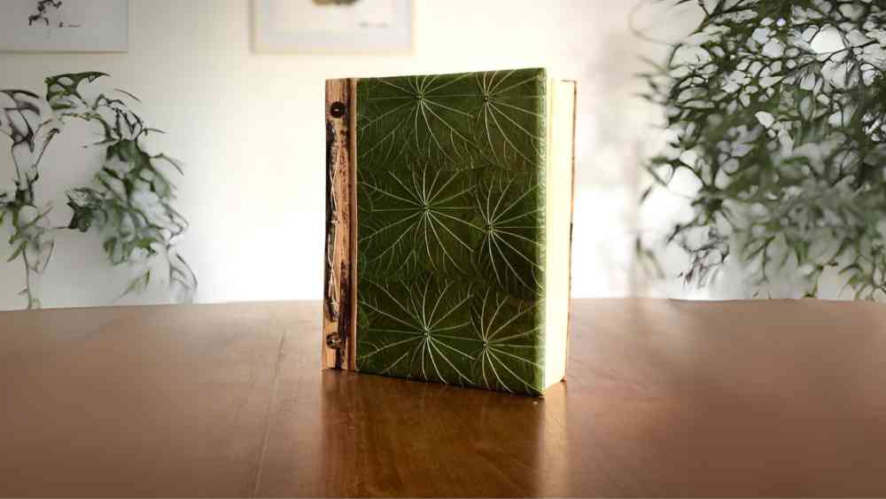Extra Large Natural Notebook All Organic Vegan Leather