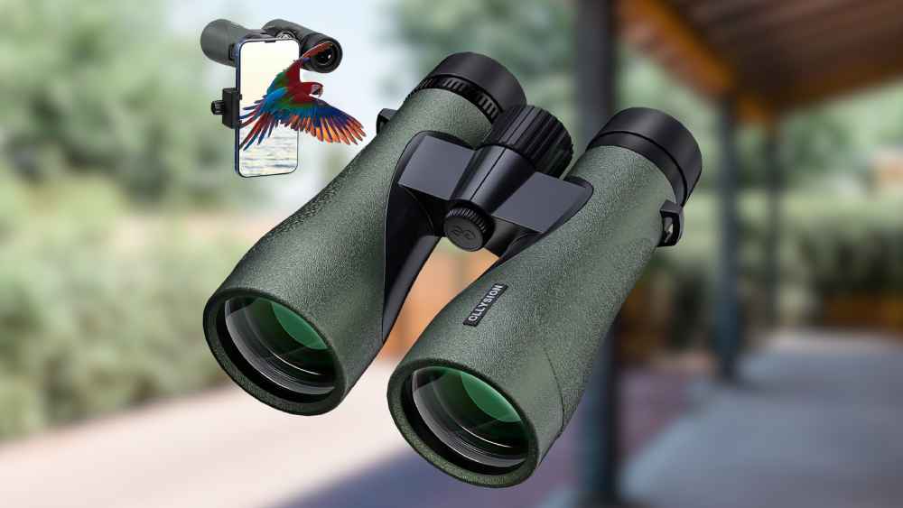 Army green binoculars