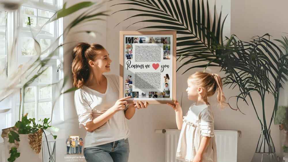 Reasons we love you poster with customization options