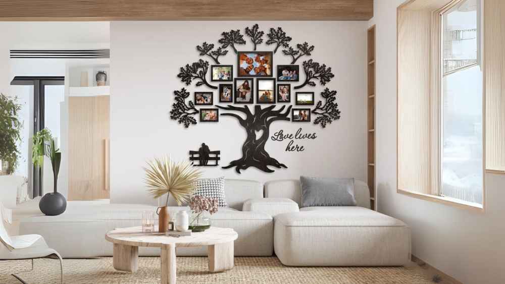 Wall family tree decoration