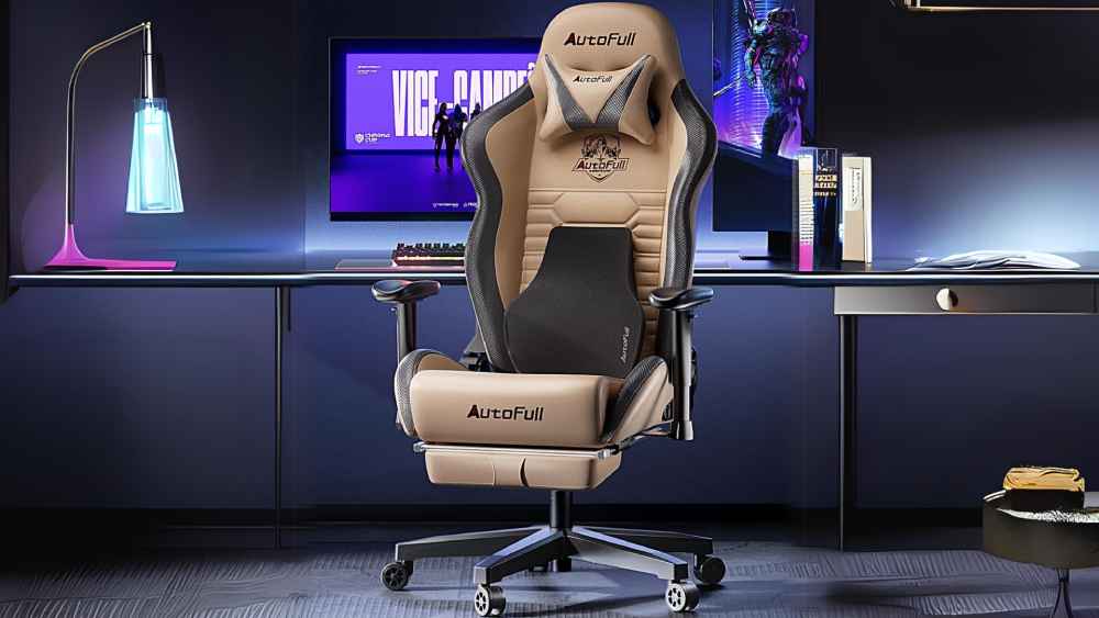 High back racing style bonded leather gaming chair