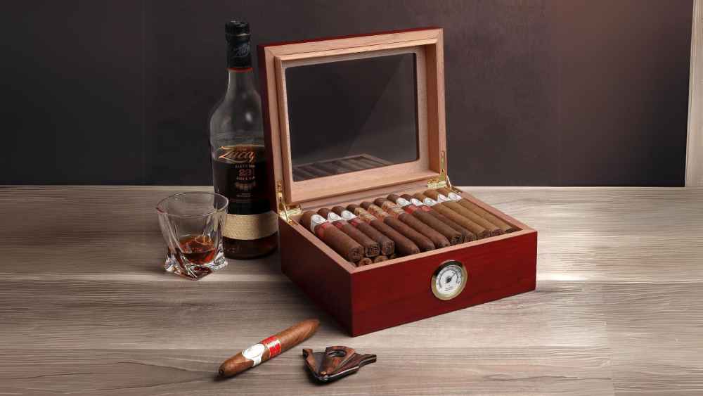 cigar box gift idea set