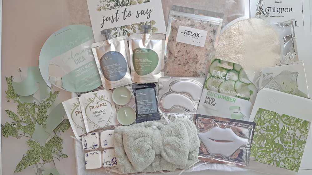 Stress relief gift box with personalized card