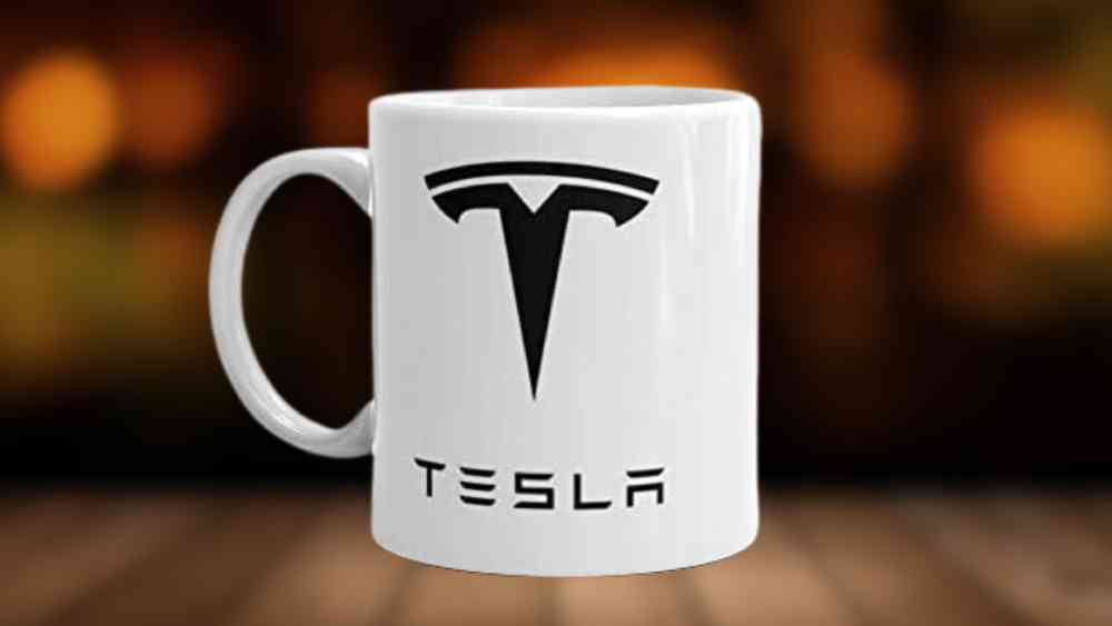 Tesla Coffee Mug Matte Black