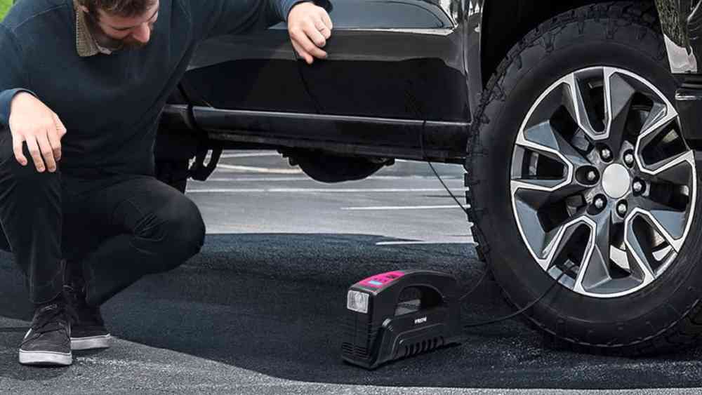 Air Compressor Tire Inflator Pump AC/DC Portable For Car