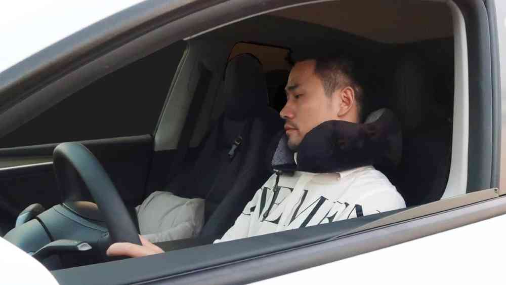 Memory Foam Travel Neck Pillow Tesla Branded
