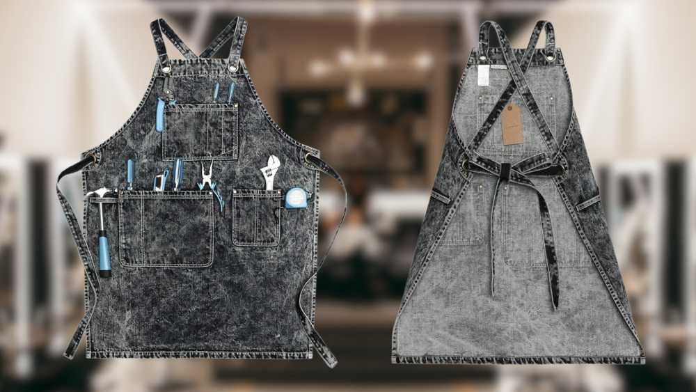 93% Cotton Denim Apron