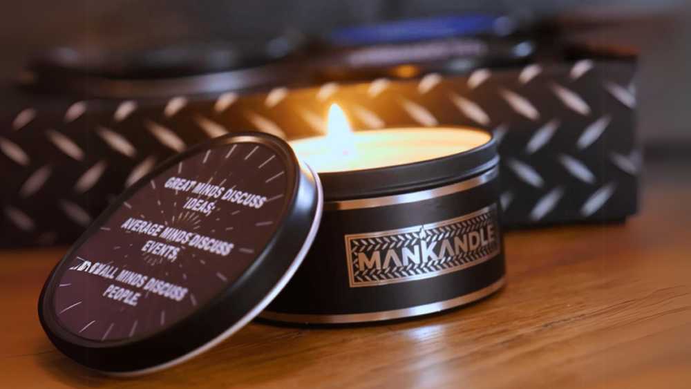 Premium scented unique candles six pack for men