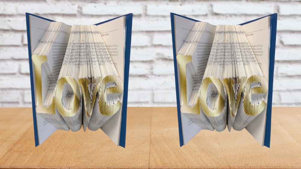 Express your love with Folded Book Art