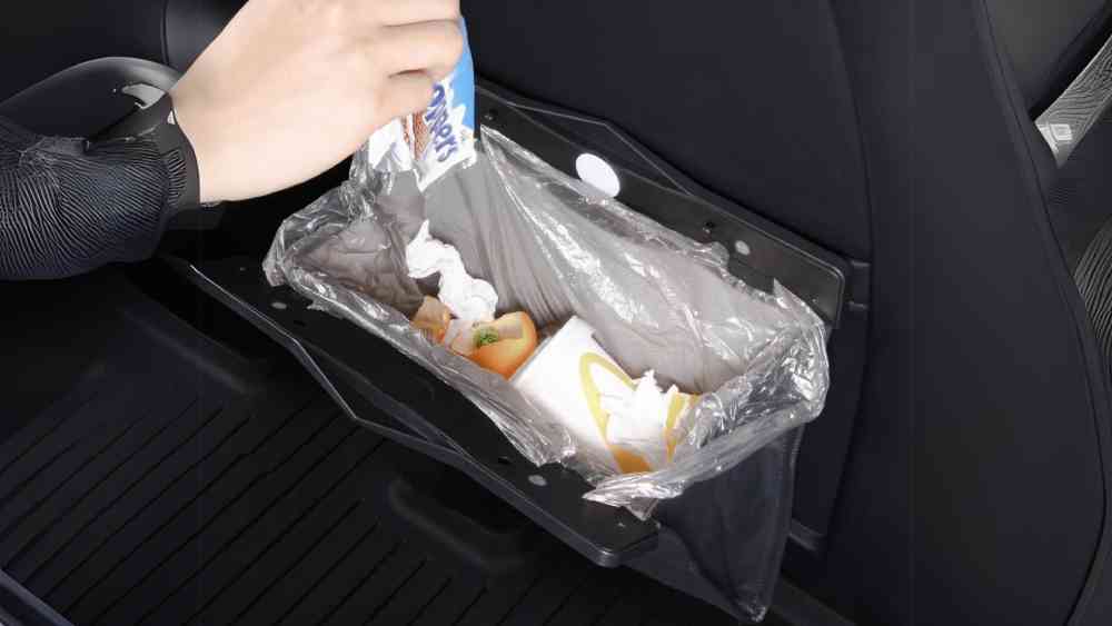 Tesla Model 3 Trash Can for Back Seat Garbage Bag