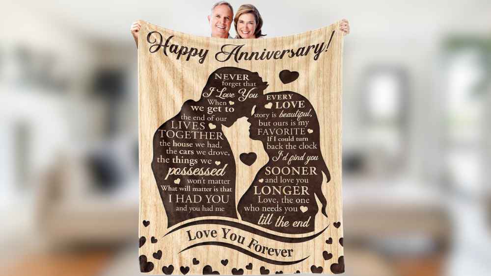 Sweet Blanket Gift for 6th Wedding Anniversary